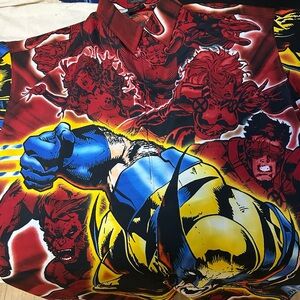 Marvel comics Wolverine short sleeved shirt